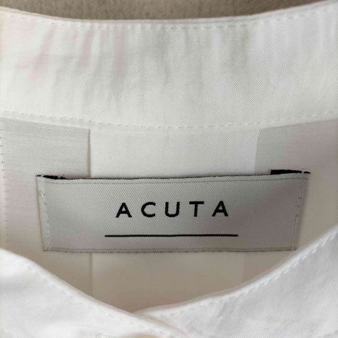 ACUTA ポリモダールブロードタイ付きブザムシャツ レディース FREE
