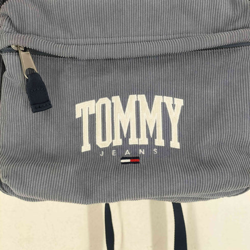 トミージーンズ tommy jeans ロゴ刺繍コーデュロイリュック メンズ