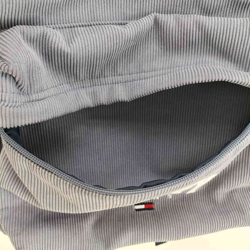 トミージーンズ tommy jeans ロゴ刺繍コーデュロイリュック メンズ