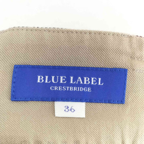 ブルーレーベルクレストブリッジ BLUE LABEL CRESTBRIDGE チェックミディスカート レディース JPN:36