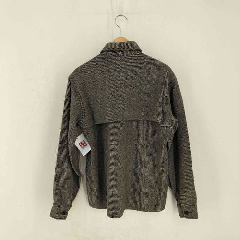 ダックスバック Duxbak Utica Duxbak 50s VINTAGE 猫目ボタン ウールシャツジャケット メンズ