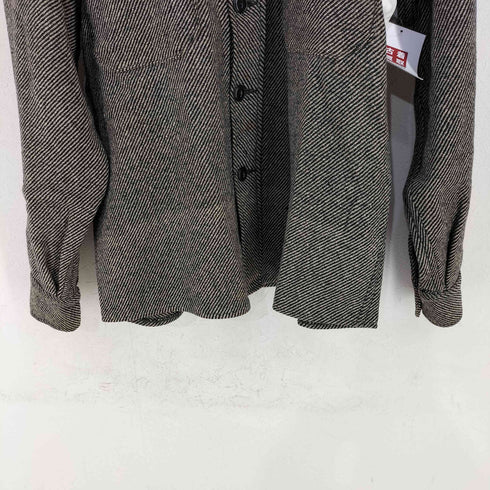 ダックスバック Duxbak Utica Duxbak 50s VINTAGE 猫目ボタン ウールシャツジャケット メンズ