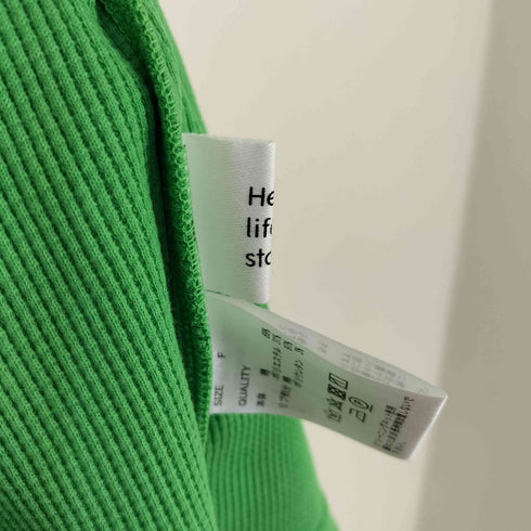 ヘイライフストア Hey life store zip up long T shirt レディース FREE