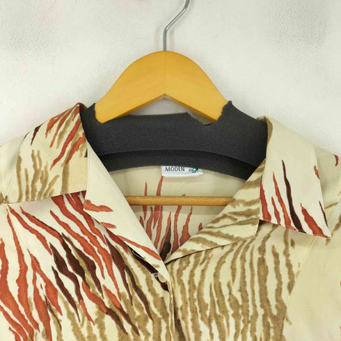 SEIDEL MODEN 総柄オープンカラー S/S シャツ レディース EUR:42