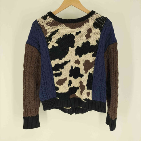 エヴリス EVRIS 22AW 2WAYジャガードケーブルコンビニット レディース FREE