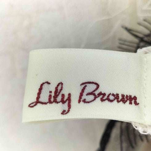 リリーブラウン Lily Brown 2WAYレースワンピース レディース JPN:0