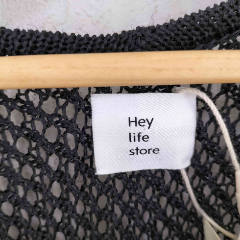 ヘイライフストア Hey life store mesh linen knit dress レディース FREE