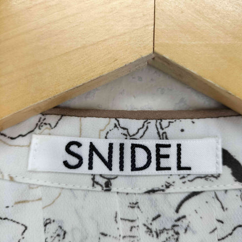 スナイデル snidel マーブルフラワー柄ワンピース レディース JPN:0