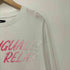 ウノピゥウノウグァーレトレリラックス 1PIU1UGUALE3 RELAX ロゴプリント クルーネック ロングスリーブ Tシャツ ロンT メンズ XXL