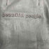 ビューティフルピープル beautiful people cracking paint metal logo tote レディース