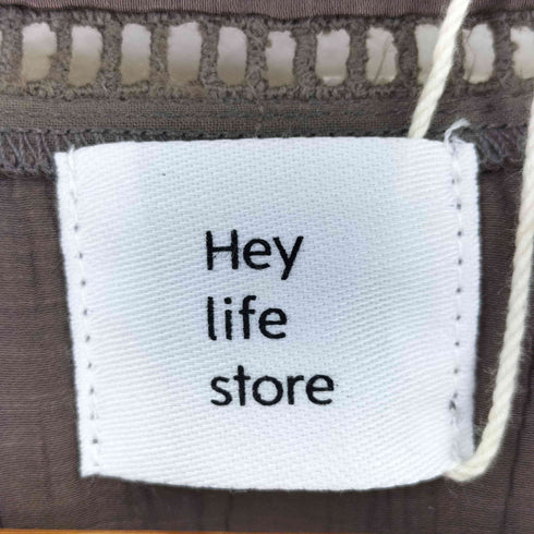 ヘイライフストア Hey life store V-neck gathered dress レディース FREE