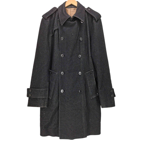ジャンポールゴルチエオム Jean Paul GAULTIER HOMME 90-00S エポレット ダブルボタン ウール コート メンズ EUR:50