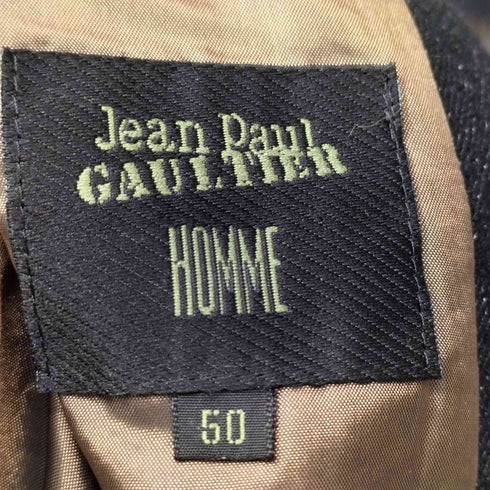 ジャンポールゴルチエオム Jean Paul GAULTIER HOMME 90-00S エポレット ダブルボタン ウール コート メンズ EUR:50