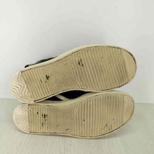 リックオウエンス RICK OWENS GEOTHRASHR HIGH BLACK ジオスラッシャー ハイカットレザースニーカー メンズ EUR:41
