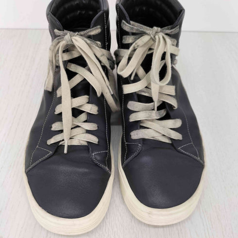 リックオウエンス RICK OWENS GEOTHRASHR HIGH BLACK ジオスラッシャー ハイカットレザースニーカー メンズ EUR:41