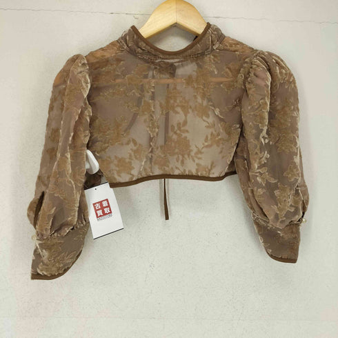レジャ Leja フラワーデザインシースルートップスマキシワンピース レディース JPN:S