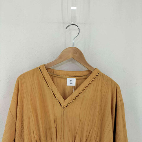 ヘイライフストア Hey life store V-neck gathered dress レディース FREE