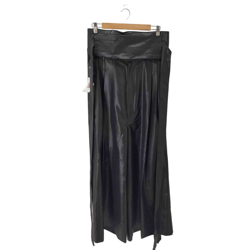 Requal≡ 22AW Leather like cummerband pants レザーライク ワイドパンツ メンズ JPN:2