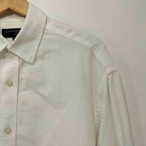 バナナリパブリック BANANA REPUBLIC 2020SS リネンコットン ロングスリーブシャツ メンズ import:S