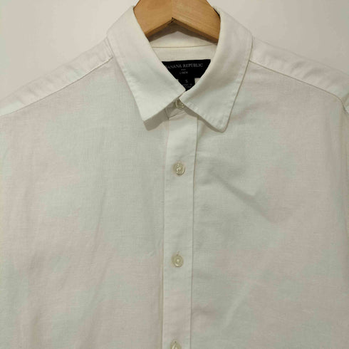 バナナリパブリック BANANA REPUBLIC 2020SS リネンコットン ロングスリーブシャツ メンズ import:S