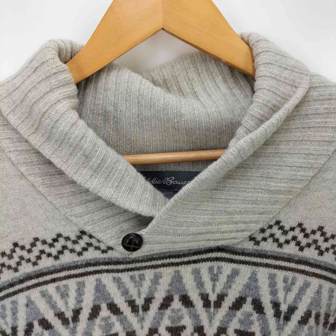 エディーバウアー Eddie Bauer くるみボタンノルディックセーター メンズ XS