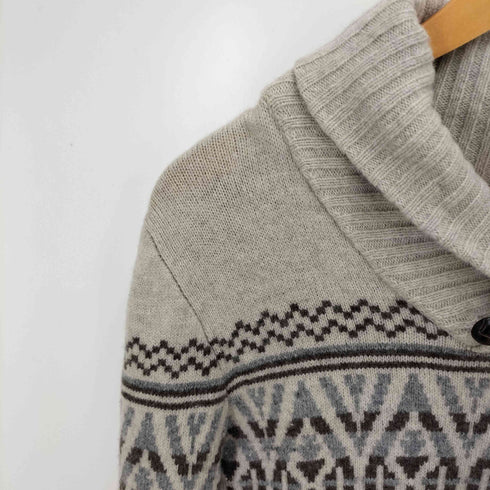 エディーバウアー Eddie Bauer くるみボタンノルディックセーター メンズ XS