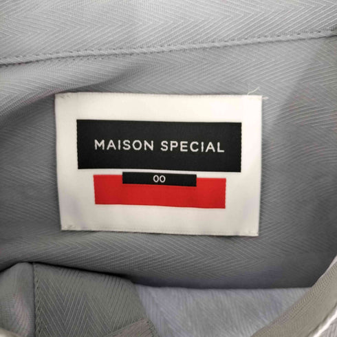 メゾンスペシャル MAISON SPECIAL バンドカラーシャツ メンズ JPN:0