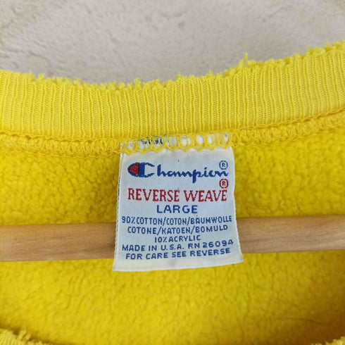 チャンピオン Champion 80s トリコタグ MADE IN USA REVERSE WEAVE ロゴ刺繍スウェット メンズ import:L