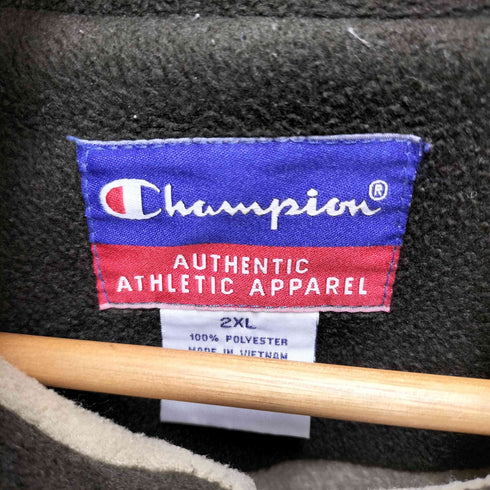 チャンピオン Champion AUTHENTIC ATHLETIC APPAREL フリースジャケット メンズ 2XL