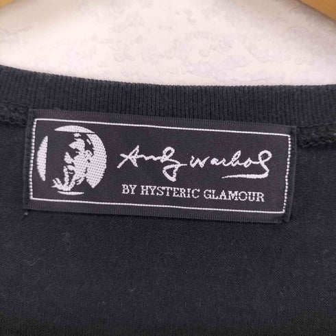 アンディウォーホル バイヒステリックグラマー andy warhol by HYSTERIC GLAMOUR ©2008 両面プリントクルーネックTシャツ レディース FREE