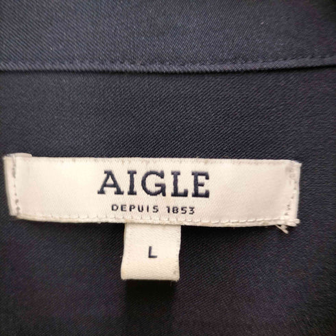 エーグル AIGLE 吸水速乾 ソフトタッチ 半袖シャツ メンズ L