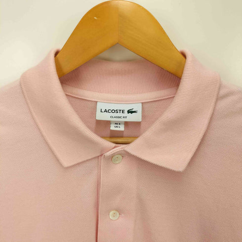 ラコステ LACOSTE ワンポイント刺繍鹿の子ポロシャツ メンズ L