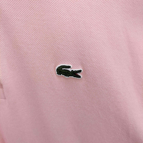 ラコステ LACOSTE ワンポイント刺繍鹿の子ポロシャツ メンズ L