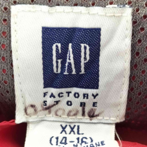 ギャップ Gap 00S ドローコード付き 裏地メッシュ リップストップ マウンテン パーカー メンズ import:XXL