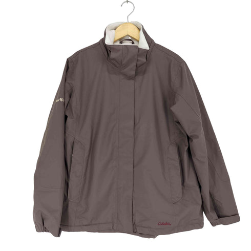 カベラス Cabelas DRY PLUS 裏地フリース裾ロゴ刺繍スタンドカラージャケット レディース JPN:XL