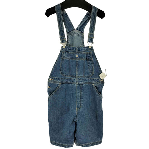 トミーヒルフィガー TOMMY HILFIGER デニムハーフオーバーオール レディース L