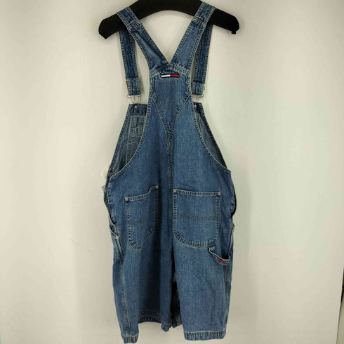 トミーヒルフィガー TOMMY HILFIGER デニムハーフオーバーオール レディース L