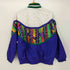 80-90S BOLO SPIRIT キルティング切替 総柄 ナイロン ジャケット メンズ import:M