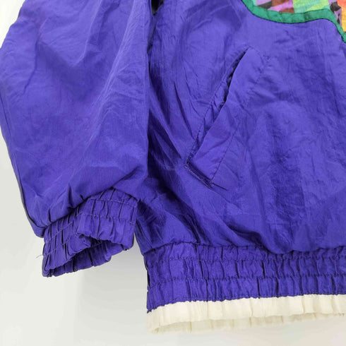 80-90S BOLO SPIRIT キルティング切替 総柄 ナイロン ジャケット メンズ import:M