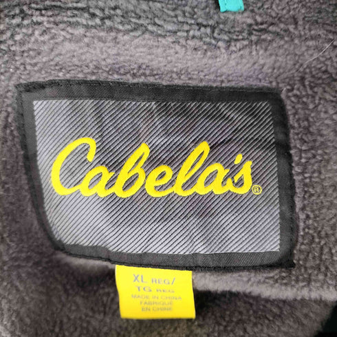 カベラス Cabelas 裏地フリース裾ロゴ刺繍スタンドカラージャケット メンズ JPN:XL