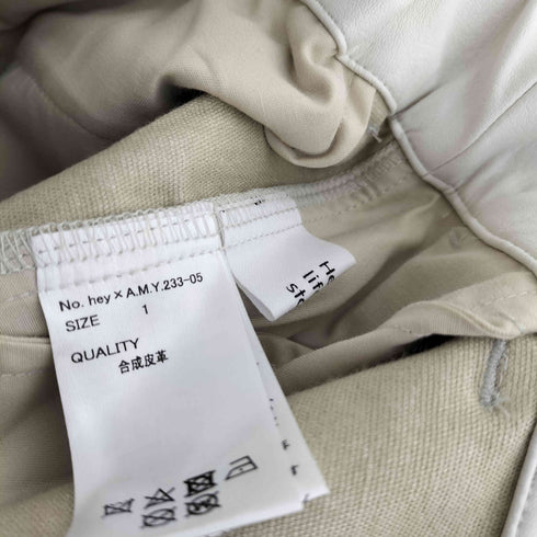 ヘイライフストア Hey life store eco leather pants / AAAMYYY レディース JPN:1