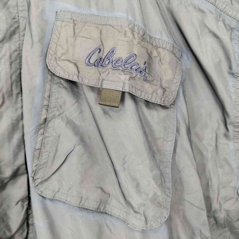 カベラス Cabelas ロゴ刺繍ナイロンハーフコート メンズ 3XL