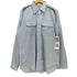 ユーエスエアーフォース U.S. AIR FORCE 94年製 SHIRT MAN'S LONG SLEEVE エポレット フラップポケット L/S シャツ メンズ 17×36