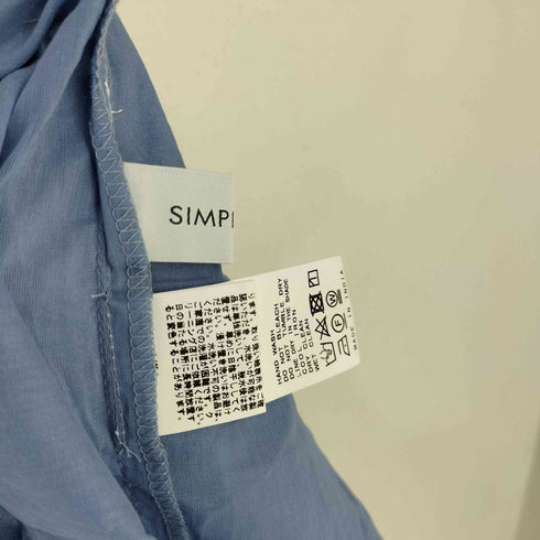 シンプリシテェ SIMPLICITE CボイルティアードOP / コットンボイルティアードワンピース レディース FREE