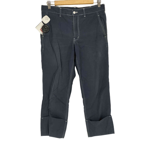 コムデギャルソンオムプリュス COMME des GARCONS HOMME PLUS 12SS クロップド ステッチデザインパンツ メンズ JPN:S