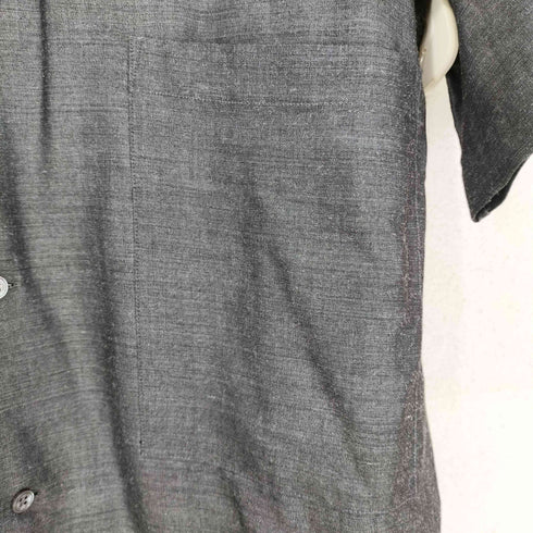 スタジオニコルソン STUDIO NICHOLSON レーヨン混 開襟S/S シャツ メンズ JPN:XS