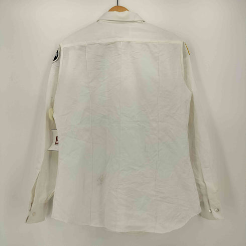 フライングクロス FLYING CROSS エポレット フラップポケット 星条旗ワッペン セキュリティオフィサー L/S シャツ メンズ import:L