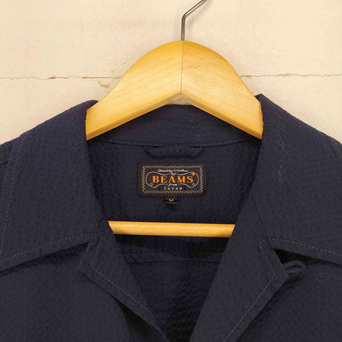 ビームスプラス BEAMS+ シアサッカ開襟S/S シャツ メンズ JPN:M
