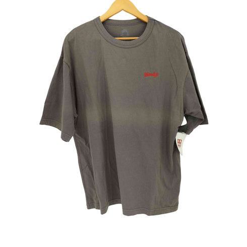 WENDY'S フロントロゴ刺繍 バックプリント S/S Tシャツ メンズ import:L