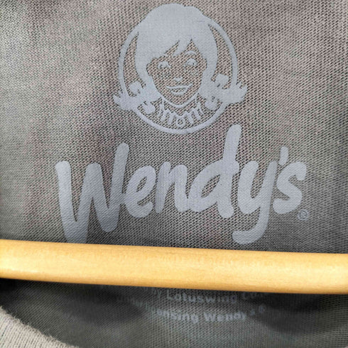 WENDY'S フロントロゴ刺繍 バックプリント S/S Tシャツ メンズ import:L